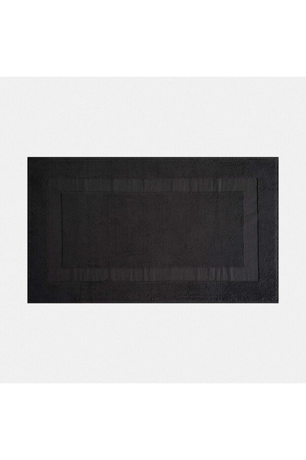 سجادة حمام كيا 100% قطن أنثراسايت 60x100 سم