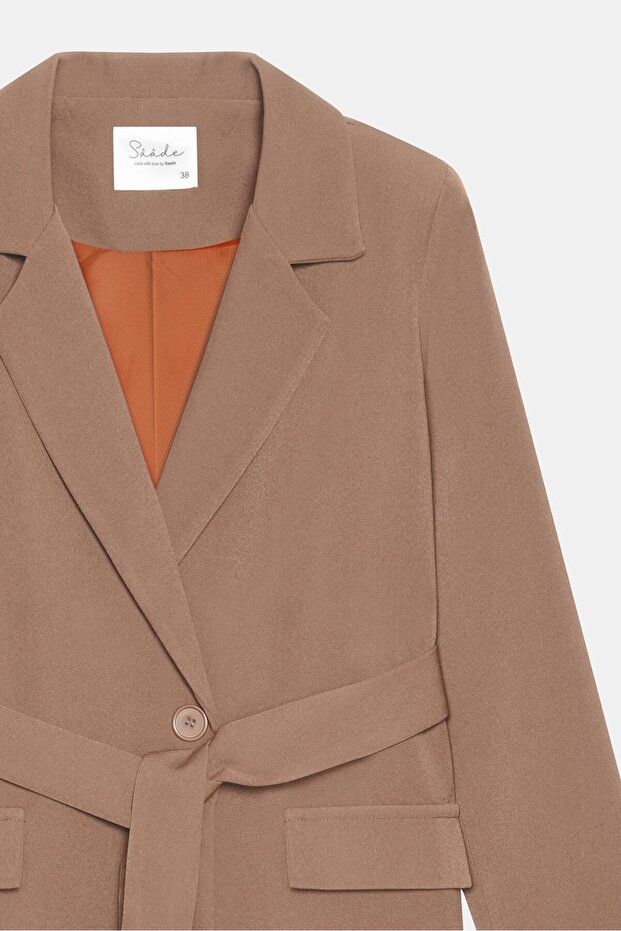 Kamel Belted Jacket - 2