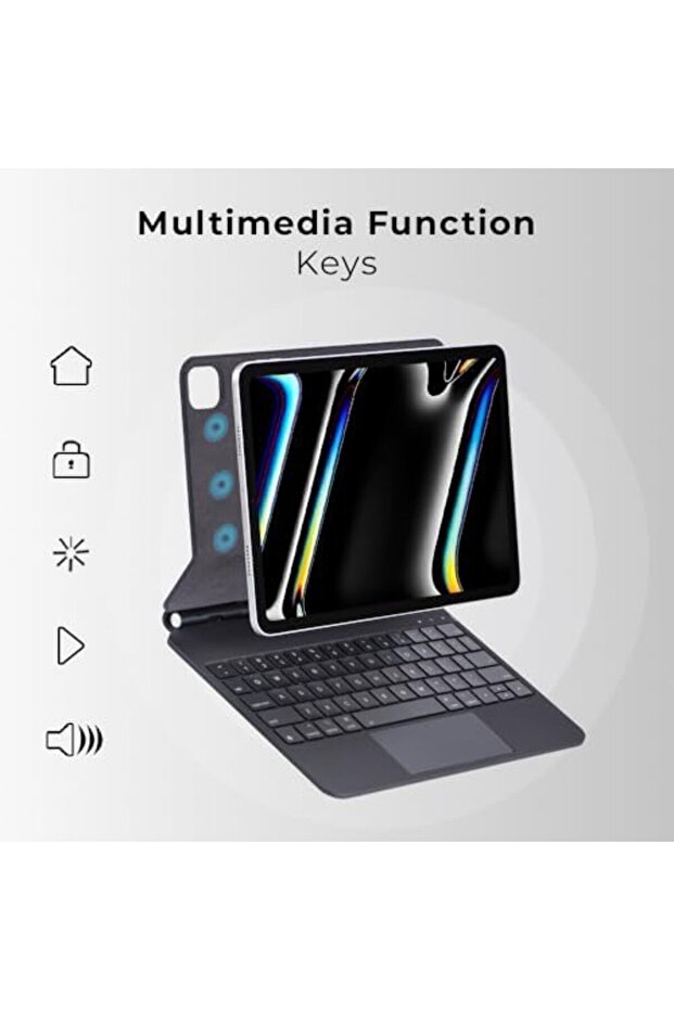 Ipad Pro 11" Magic Keyboard Case, Backlit Keys, Trackpad, Adjustable Angles, Sleek Design. - 7