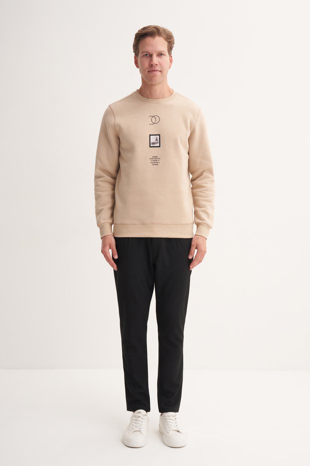 Vintage Regular Fit Soft Inside Sh Fleece-Lined 3 Thread Sweatshirt (25 Winter)