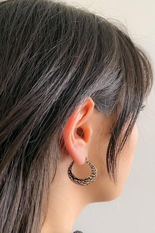 Women's Earrings Vintage Stoned Round Earrings