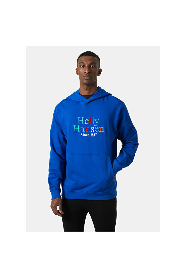 Core Graphic Erkek Kapüşonlu Sweatshirt - 1