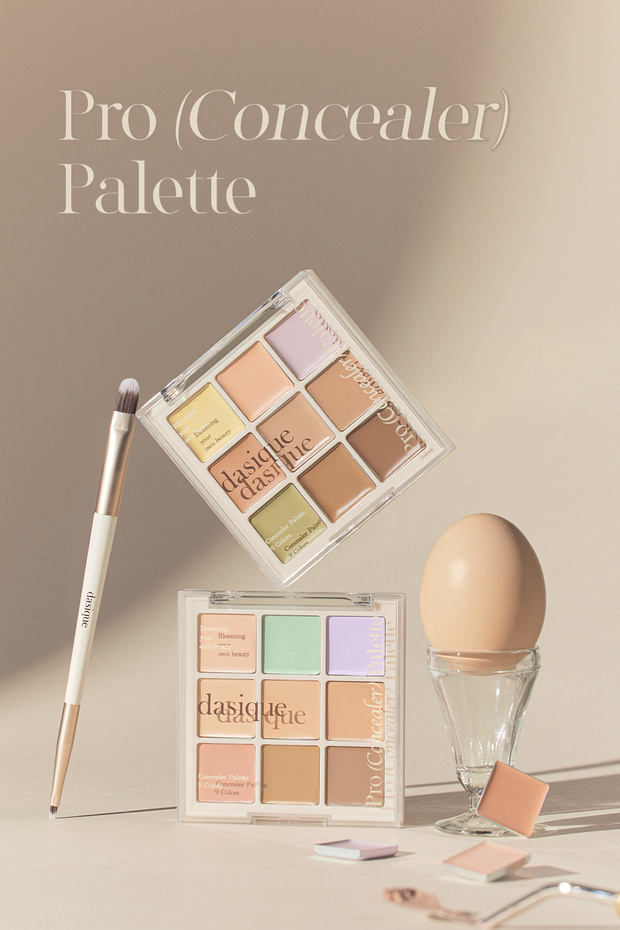Kremsi Dokuya Sahip, Çok Amaçlı Kullanıma Uygun Kapatıcı Paleti Pro Concealer Palette (#01 C - 9