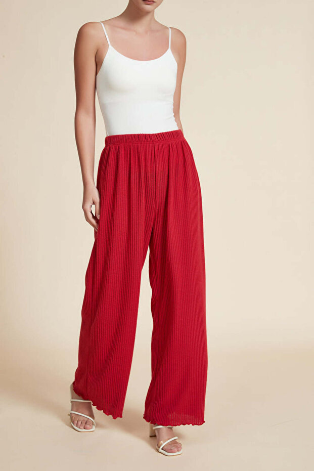 Solid Full Length Pants - 5