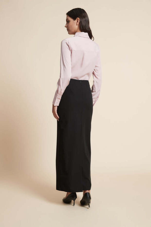 تنورة مستقيمة صلبة - 3