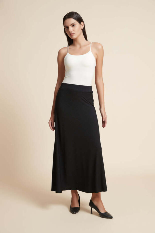 تنورة واسعة الساق - 2