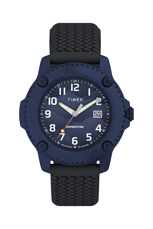 Expedition® Timber 42mm Silicone Strap Watch