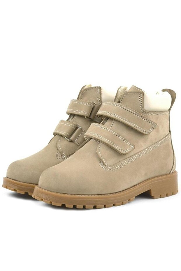 Neson Hakiki Deri Vizon Cırtlı Çocuk Bot - 6