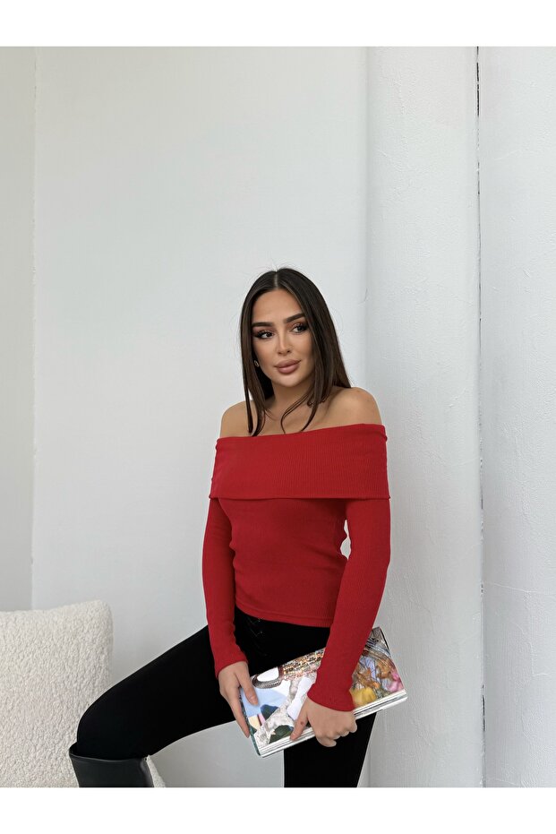 Bluză de damă cu guler Madonna - 5