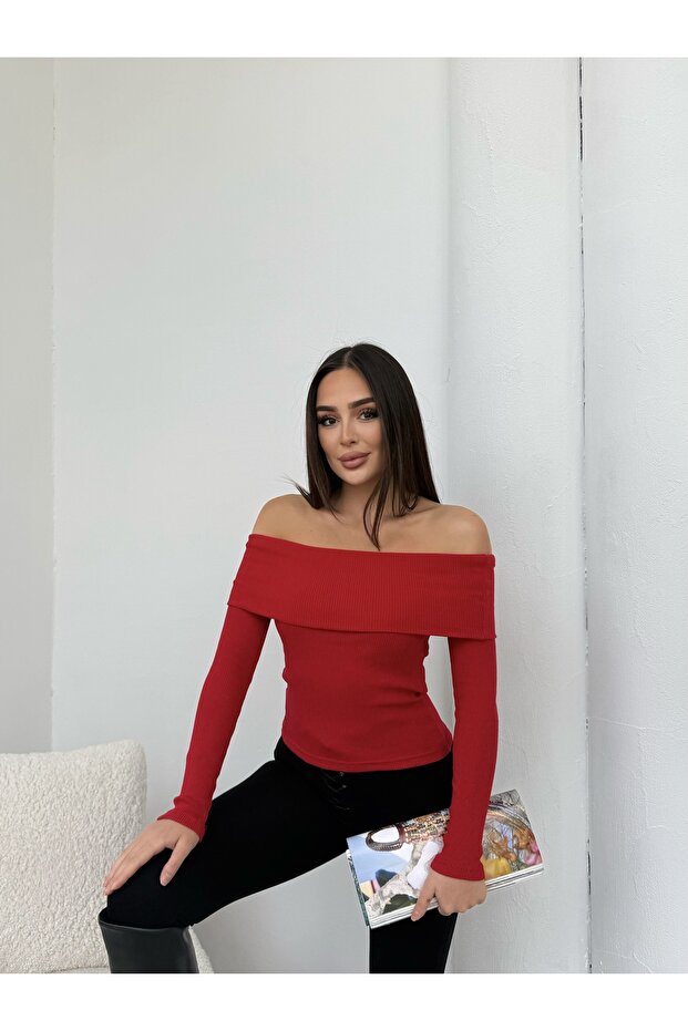 Bluză de damă cu guler Madonna - 4