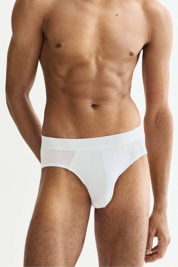 مجموعة من 3 سراويل داخلية قطنية - 2