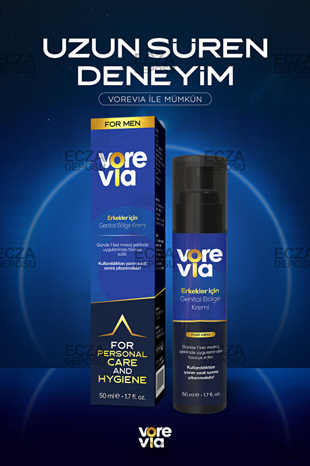 Vorevia Genital Area Cream Enlarger And Hardener For Men Sizing Boy Boyutlandırıcı Krem - 50ML
