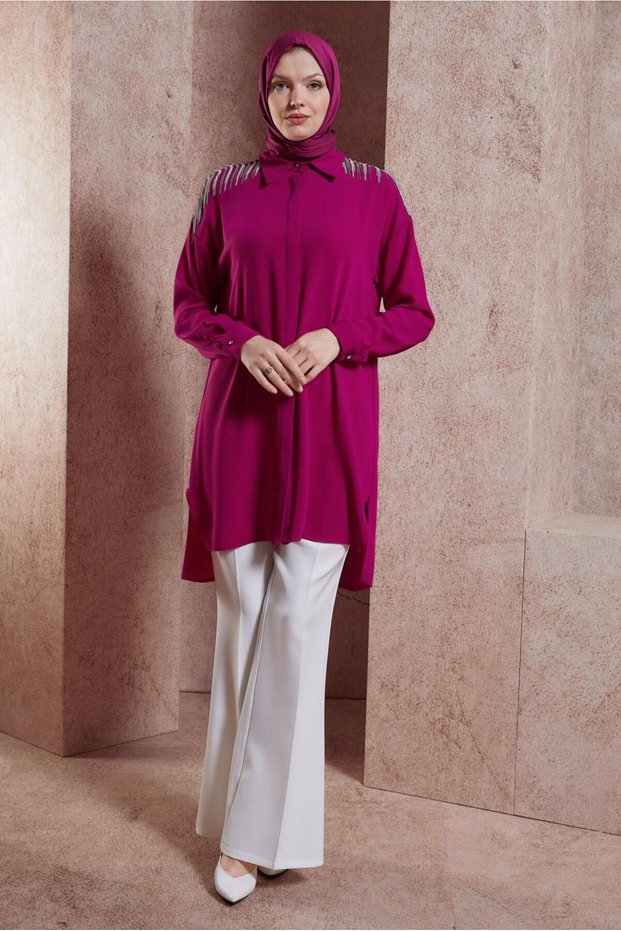 TASSEL DETAILED TUNIC 44482