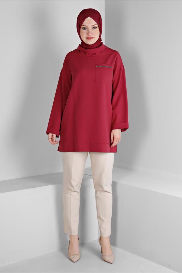 DEGAJE COLLAR POCKET TUNIC 43453