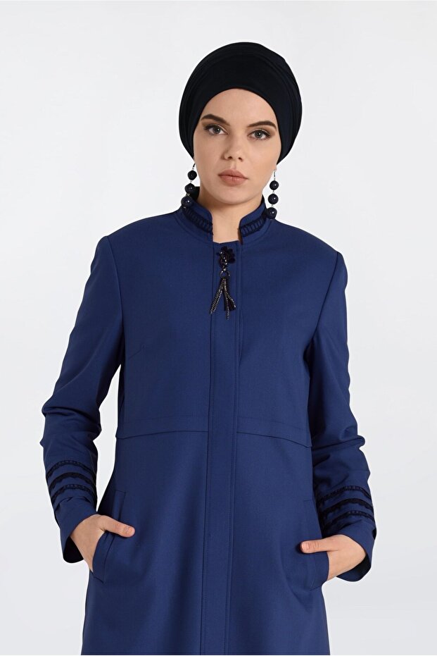 Judge Collar with Hidden Buttons Pardesü 1314