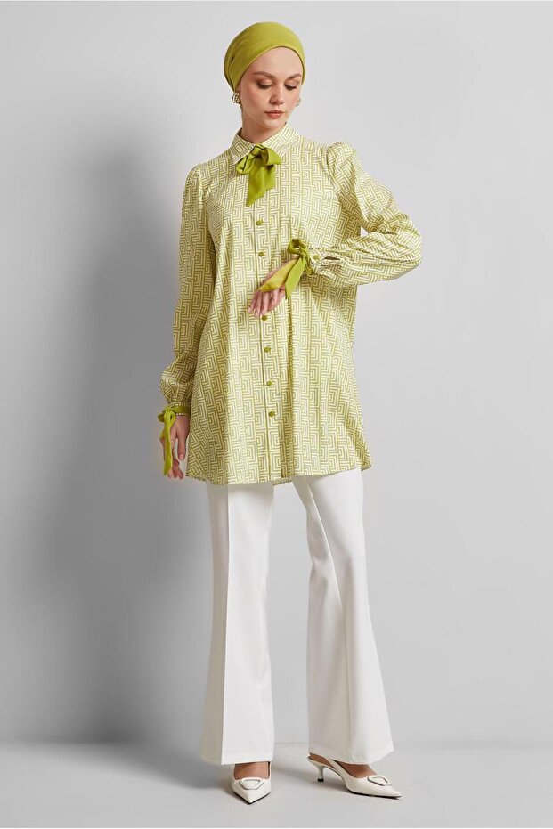 تونيك منقوش رقم الموديل: 45417 - 3