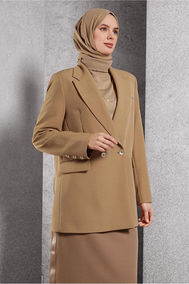Kruvaze Collar Blazer Jacket 45046
