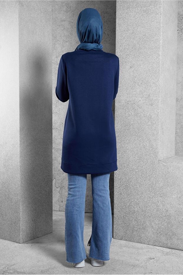 TAŞ DETAYLI EŞOFMAN TUNİK 45129 - 3