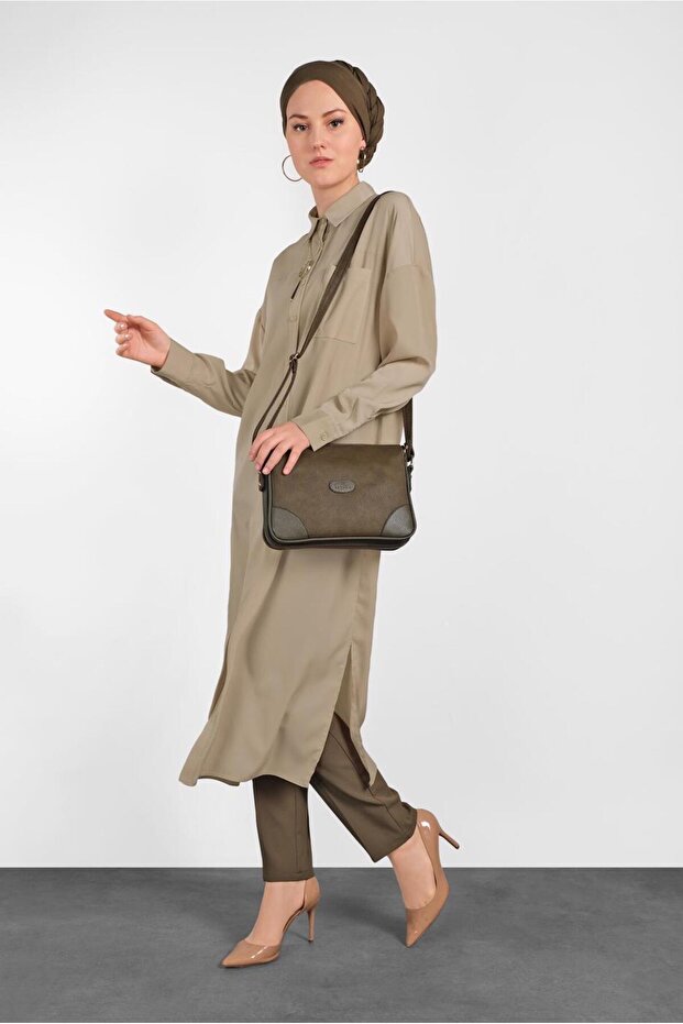 Buttoned Tunic with Side Slips 4435 - 1