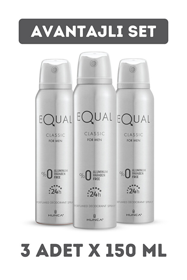 Classic Erkek Deodorant ( 3 Adet X 150 ml ) - 1