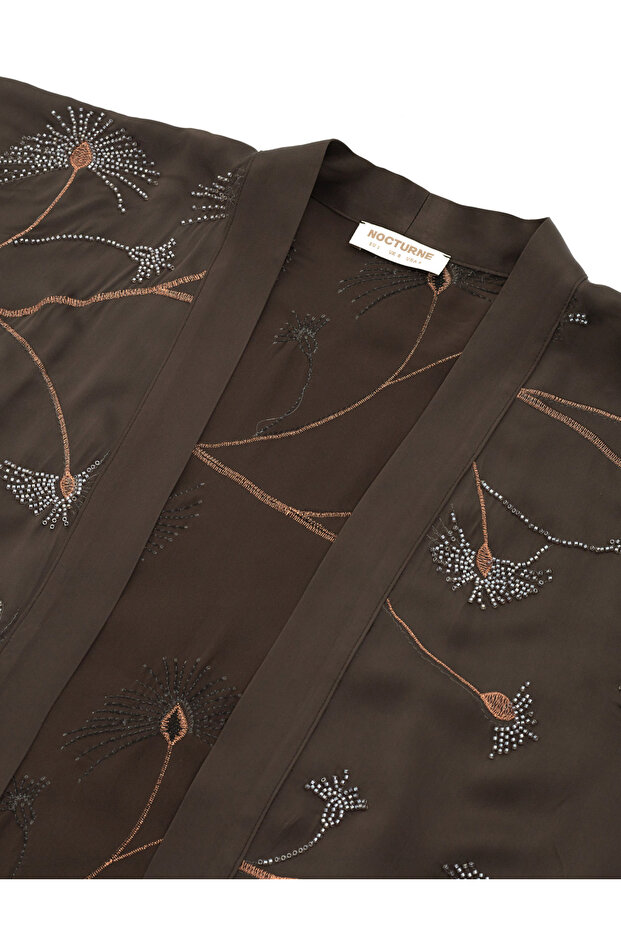 Boncuk İşlemeli Kimono - 2