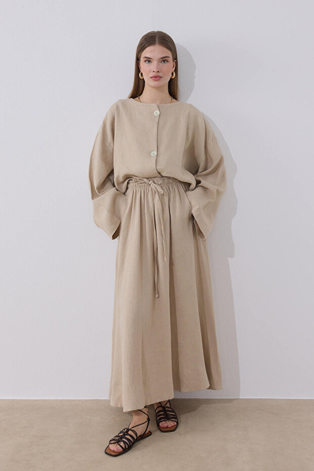 سترة بيج منى كتان - 2