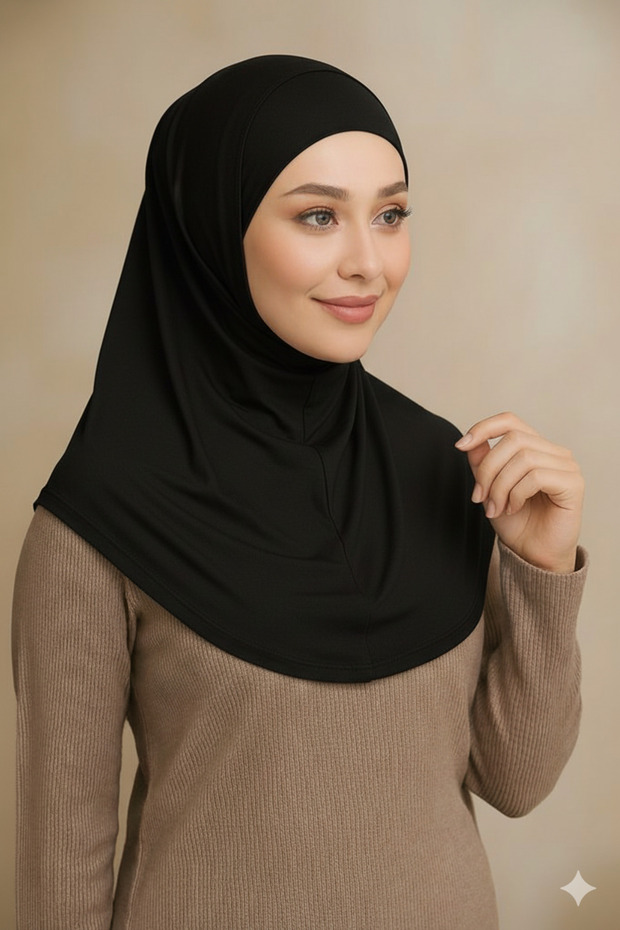 Comfortable and Stylish Two-Piece Viscose Lycra Hijab Bonnet Undergarment – for Daily Use and Prayer