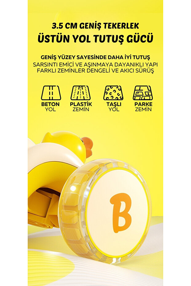 LUDDY B DUCK IŞIKLI SCOOTER - 4