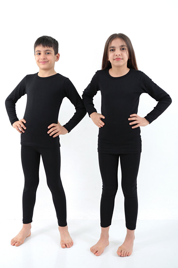Unisex Children's Cotton Thermal Suit (1 Pc) - 1