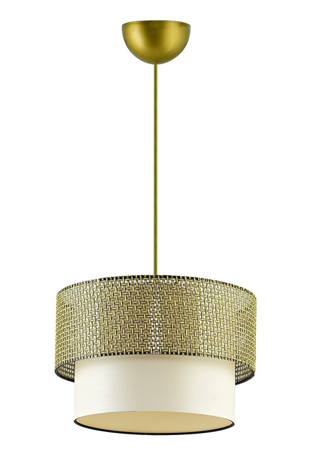 Eskitme Hasır Tekli Pasta Sarkıt Avize - 6