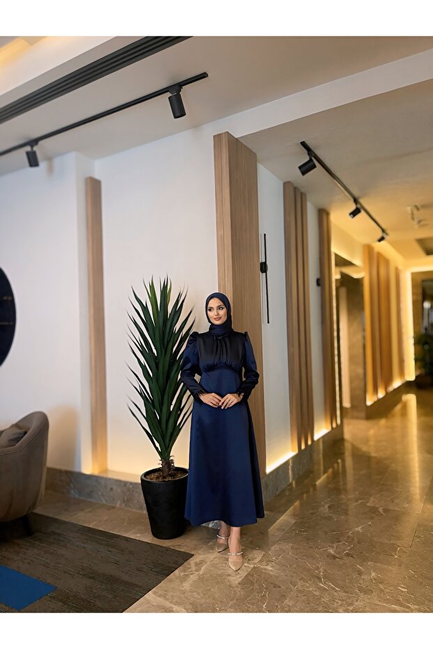 Sare Abiye Lacivert - 5