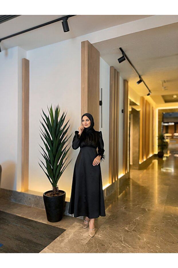 Rochie de seara neagra Sare - 3