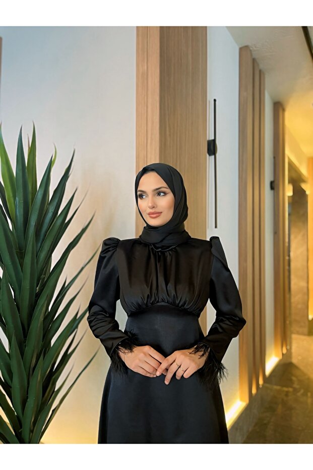 Rochie de seara neagra Sare - 1