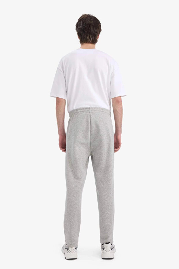 Regular Fit Fleto Cepli Düz Paça Kalın Eşofman Altı D7601AX25SP - 3