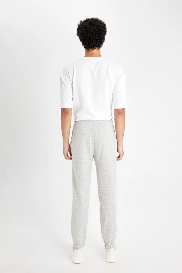 Regular Fit Eşofman Altı Cepli Basic Düz Beli Bağcıklı Lastikli Paça D4416ax24au - 7