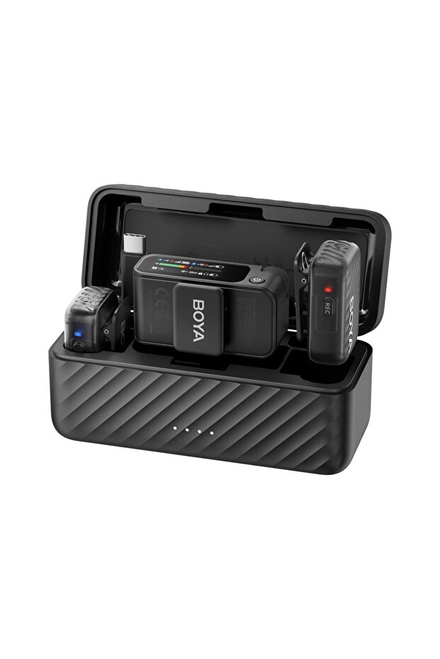 BOYAMIC 2 AI Creator Edition Çift Kişilik Kablosuz Yaka Mikrofonu - 4