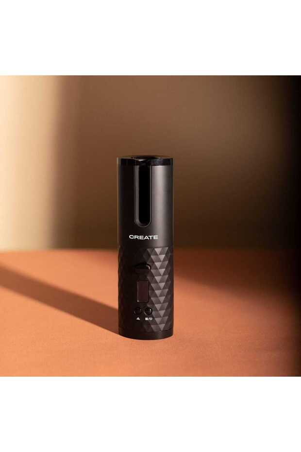 Portable automatic curler, CREATE, Tourmaline, black - 6