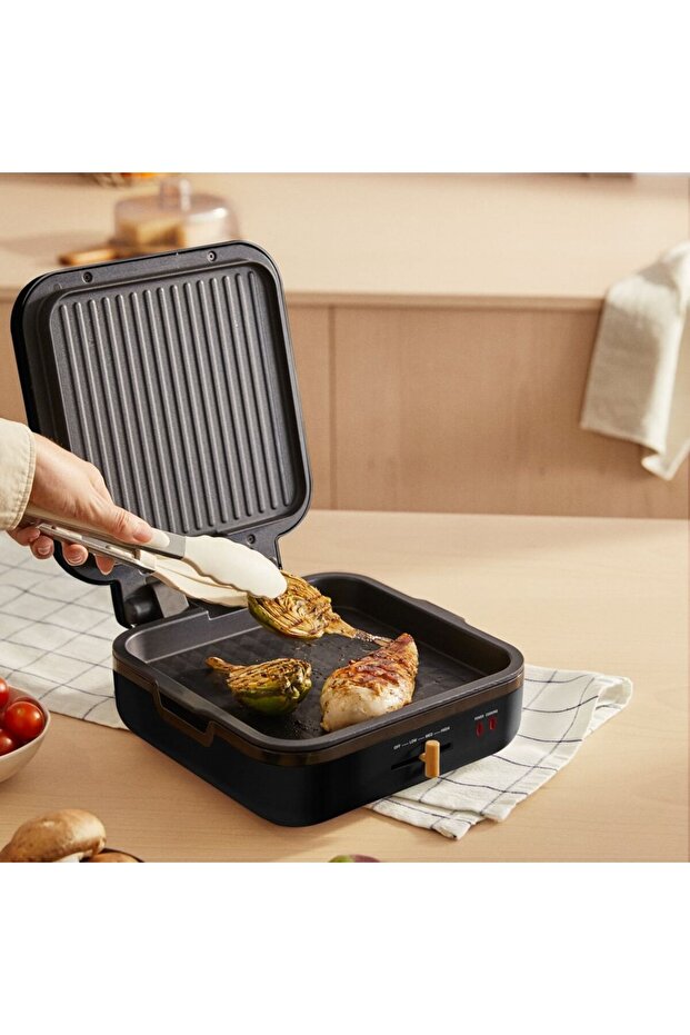 Grătar electric, CREATE, Stone Studio Pro, negru - 2