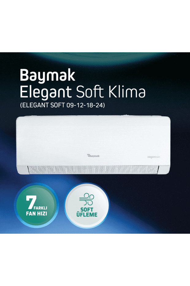 Elegant Soft 18 A++ 18.000 BTU DUVAR TİPİ İNVERTER KLİMA - 6