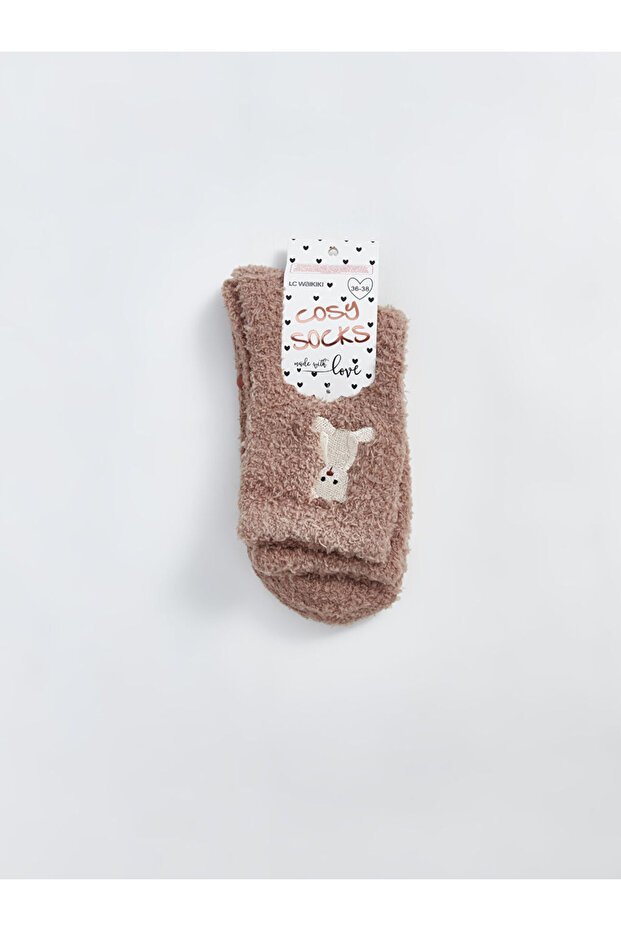 Create Your Style from Uzg Store |   Patterned Women's Home Socks - 3