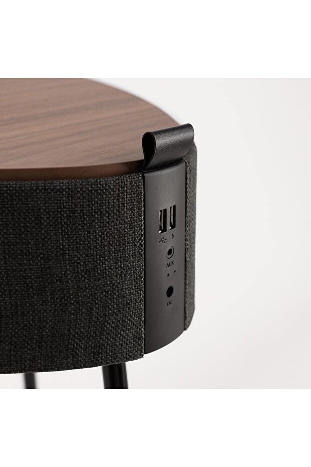 Coffee table with built-in speaker Speaker Table 180º, CREATE, wenge - 5