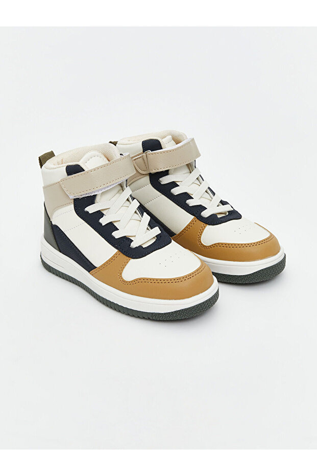 Bağcık ve Cırt Cırtlı Erkek Bebek Bot - 1