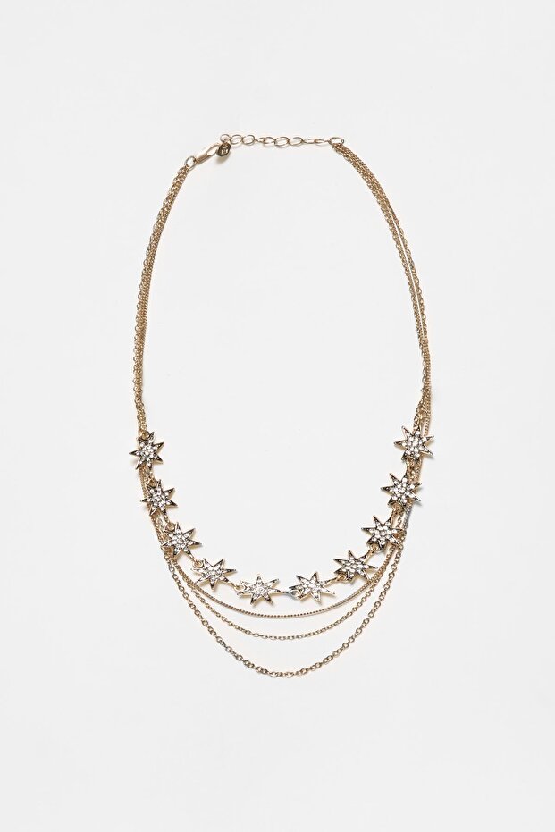 Parıltılı yıldız kolye - 4