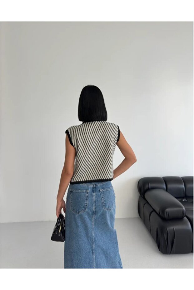 سترة محبوكة بأزرار - 2