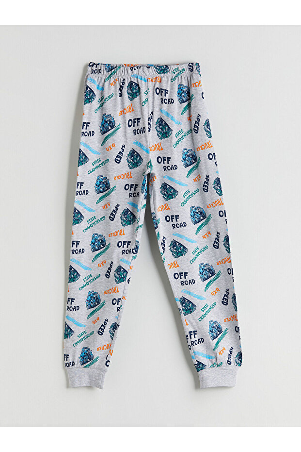 Beli Lastikli Erkek Çocuk Pijama Alt - 1