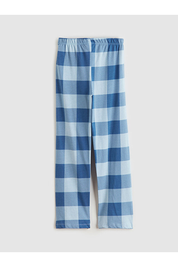 İzr Yeni Sezon Bisiklet Yaka Erkek Çocuk Pijama Takımı - 3