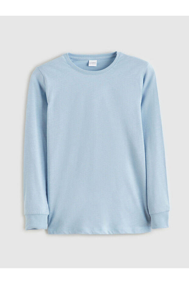 İzr Yeni Sezon Bisiklet Yaka Erkek Çocuk Pijama Takımı - 2