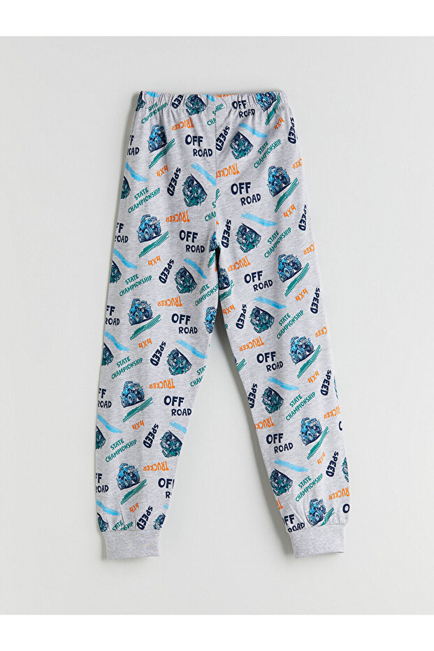 Beli Lastikli Erkek Çocuk Pijama Alt - 3