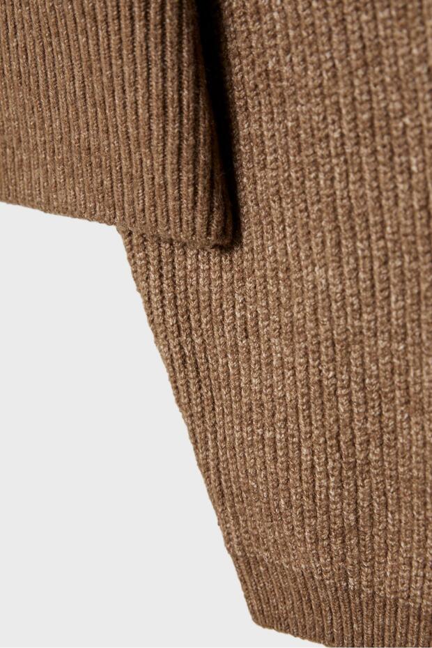 Düğmeli triko hırka - 6