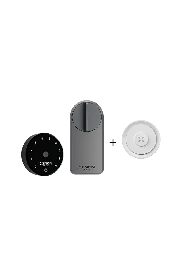 Smart Motorized Door Lock Voice Command Smart Lock and Zigbee & Wi-Fi & Ble Smart Gateway Set X8070